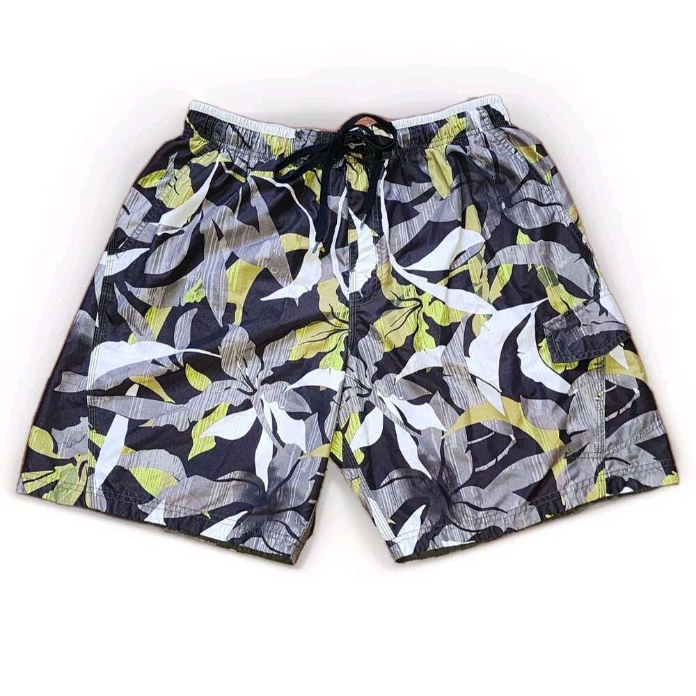 Speedo Men's Swim Trunks - Size Large - Tropical Print
